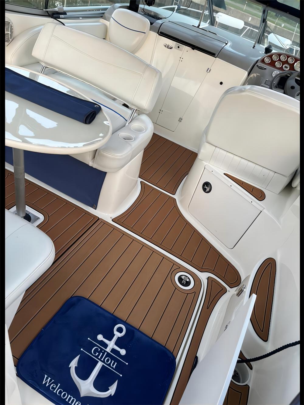 EVA Boat Flooring Kit for 2001 Bayliner 2655 – Cabin Cruiser Marine Flooring & Non Slip Deck Upgrade for 26ft Family Weekender Boats - Hxbyx