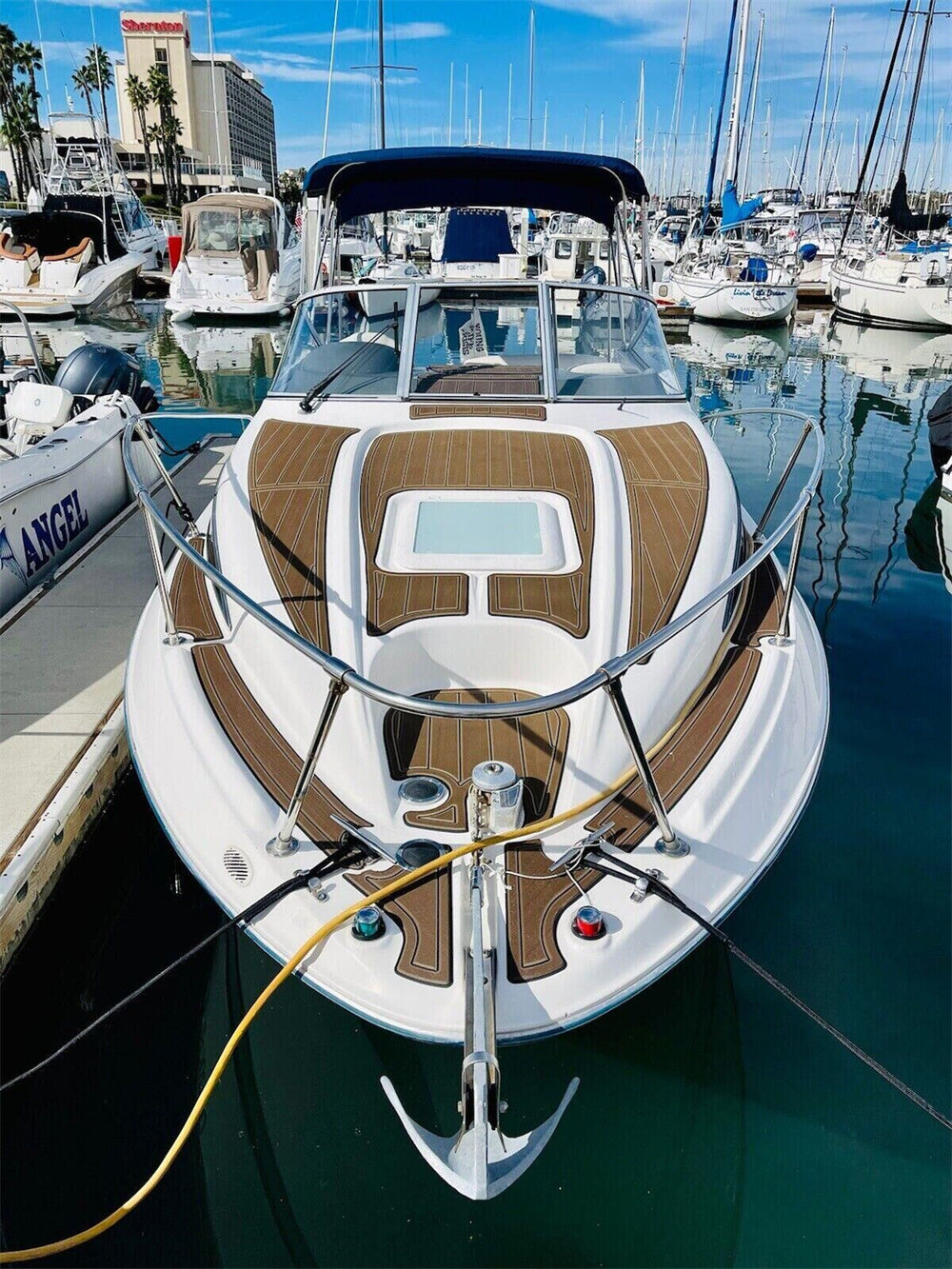 EVA Boat Flooring Kit for 2003 Bayliner 245 SB – Sport Cabin Cruiser Marine Flooring & Non Slip Deck Upgrade for Mid Size Family Sport Boats - Hxbyx