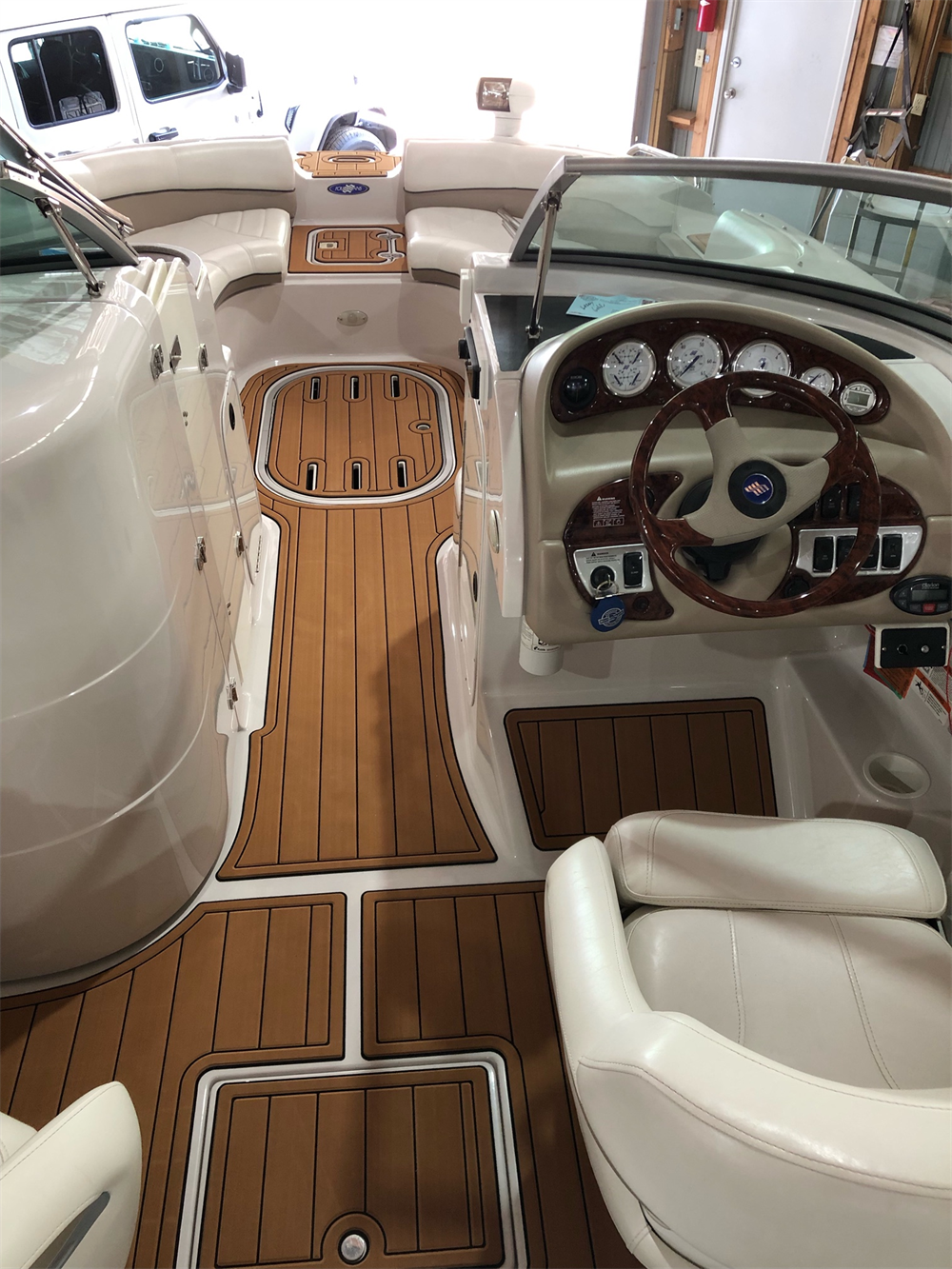 EVA Boat Flooring Kit for 2005 Four Winns 234 Funship – Deck Boat Marine Flooring & Non Slip Surface Upgrade for 23–24ft Social Boats - Hxbyx