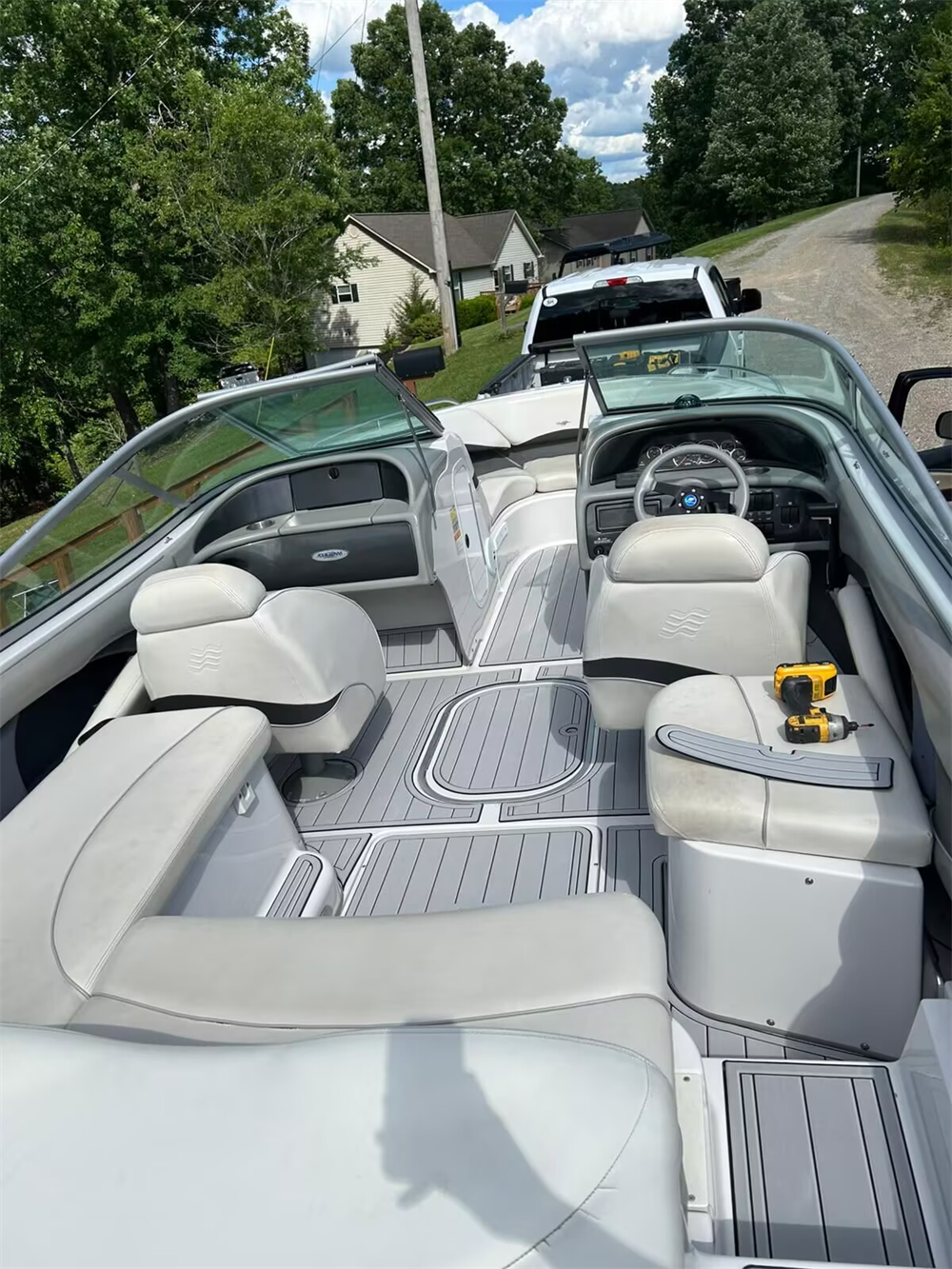 EVA Boat Flooring Kit for 2000 Four Winns Horizon 210 – Sport Bowrider Marine Flooring & Non Slip Deck Replacement for 21ft H-Series Boats - Hxbyx