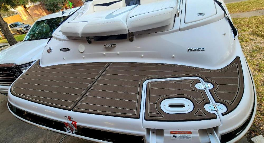 EVA Boat Flooring Kit for 2008 Four Winns H260 – Large Sport Bowrider Marine Flooring & Non Slip Deck Upgrade for 26ft H-Series Boats - Hxbyx