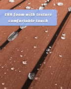 Faux Teak EVA Foam Sheet – Dark Brown & Black Boat Flooring - Hxbyx