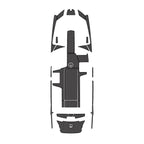 2013-2017 Axis A24 EVA Foam Boat Flooring | Faux Teak Non-Slip Decking Mat | Custom Marine Mat for Swim Platform & Cockpit - hxbyx