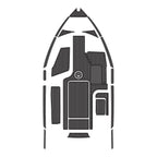 2014-2017 Axis T22 – Custom EVA Foam Marine Flooring Kit | Non-Slip Boat Decking Mat - hxbyx