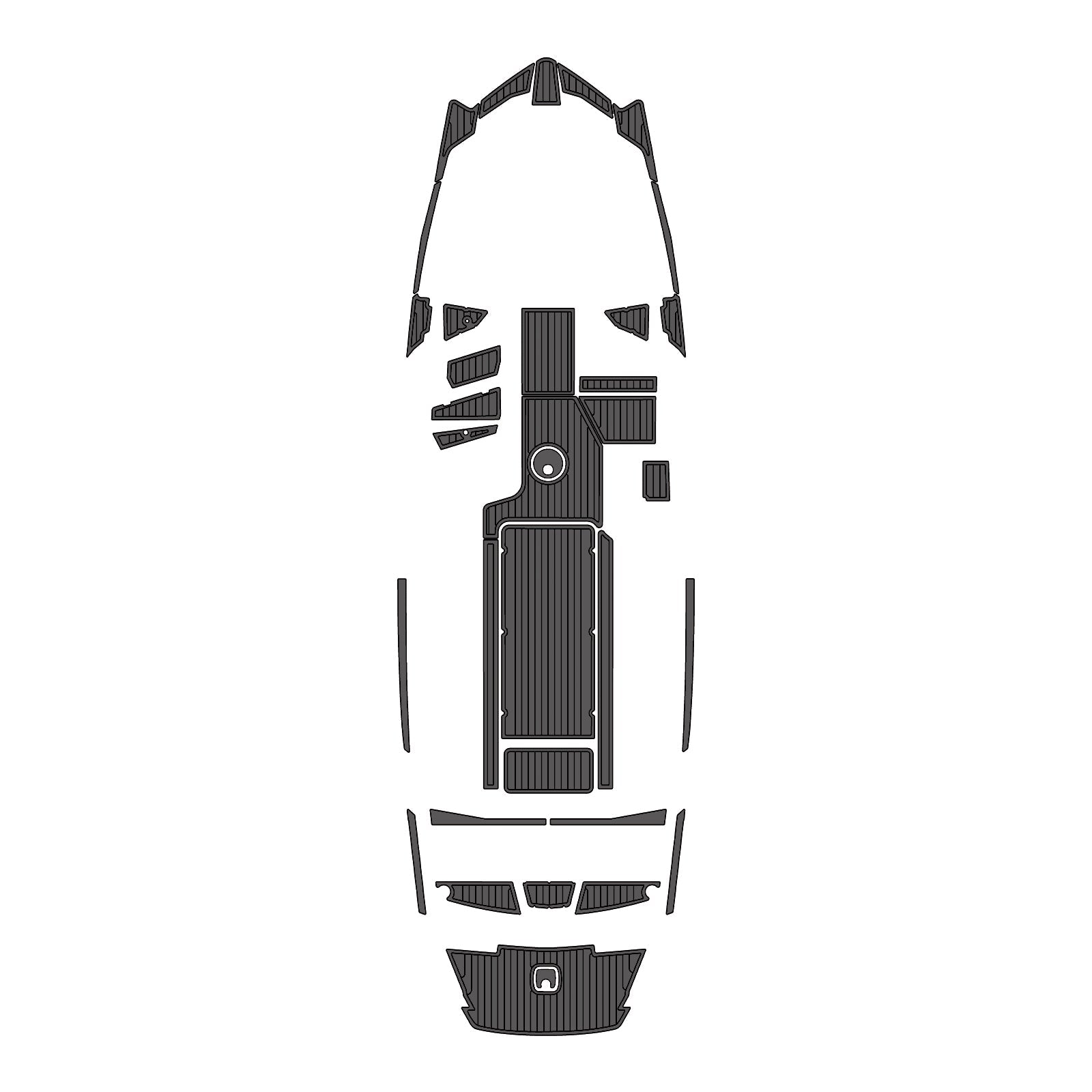 2018-2020 Axis A24 Eva Foam Boat Flooring | Faux Teak Boat Decking | Non-Slip Marine Mat for Swim Platform & Cockpit - hxbyx