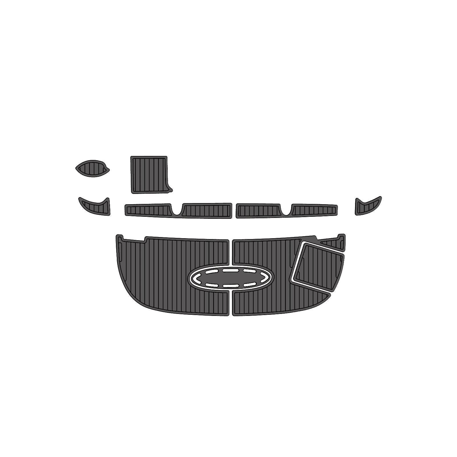2007 Sea Ray Sundancer 320 – Custom EVA Foam Marine Flooring Kit | Non-Slip Boat Decking Mat - hxbyx