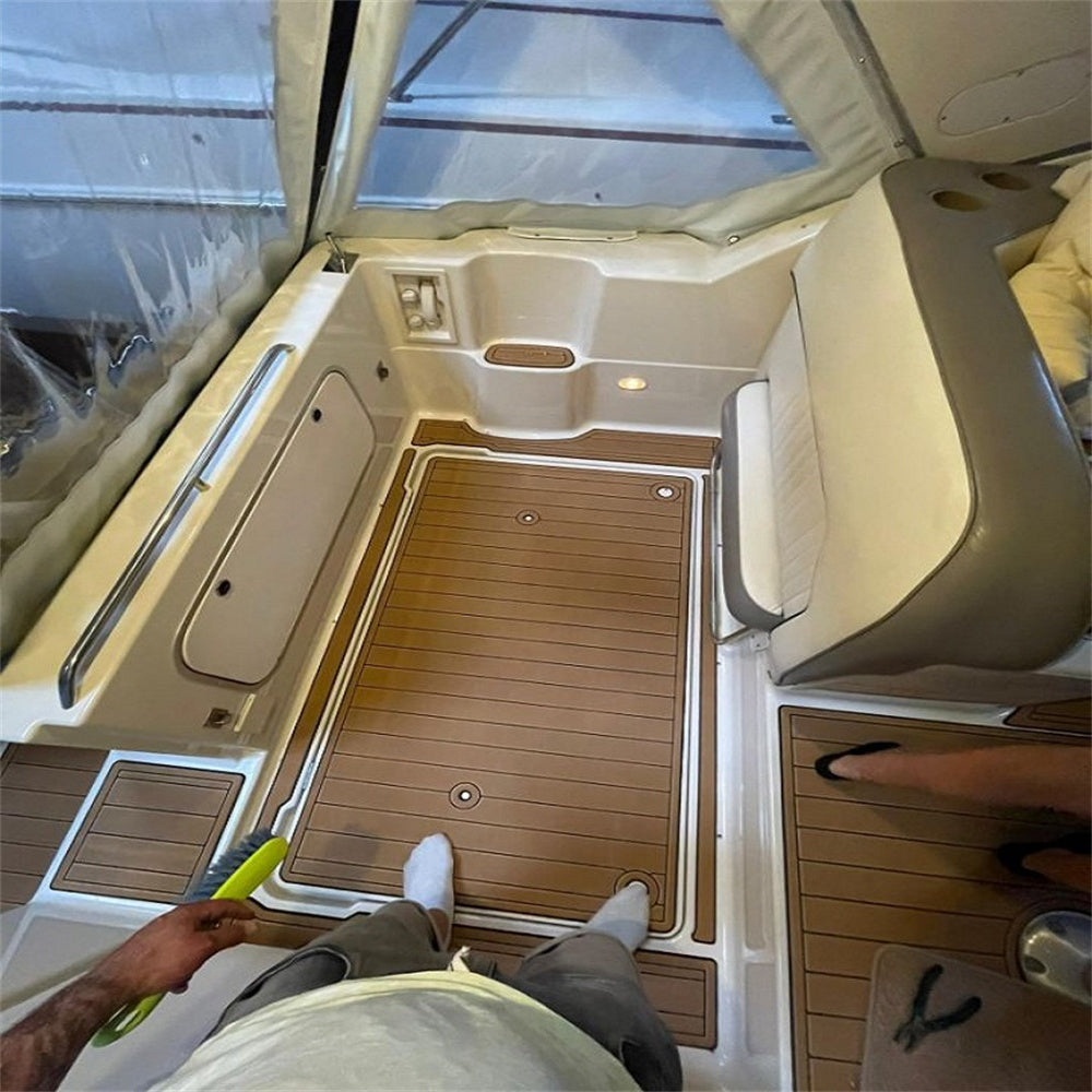 EVA Boat Flooring Kit for 1999 Bayliner 2855 – Cabin Cruiser Marine Flooring & Non Slip Deck Upgrade for Classic 28ft Family Boats - Hxbyx