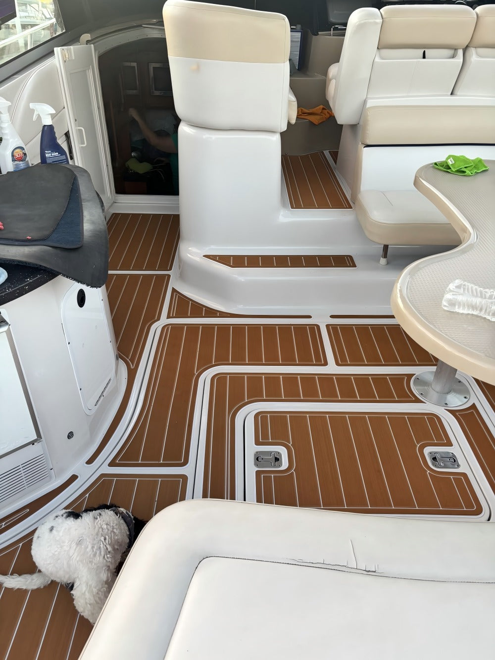 EVA Boat Flooring Kit for 2008 Four Winns Vista 378 – Luxury Cabin Cruiser Marine Flooring & Non Slip Deck Upgrade for 37ft Yacht-Class Boats - Hxbyx