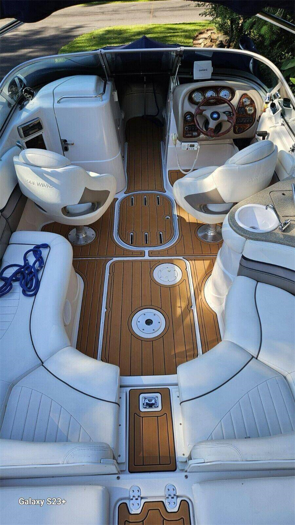 EVA Boat Flooring Kit for 2004 Four Winns Horizon 230 – Sport Bowrider Marine Flooring & Non Slip Deck Upgrade for 23ft H-Series Boats - Hxbyx
