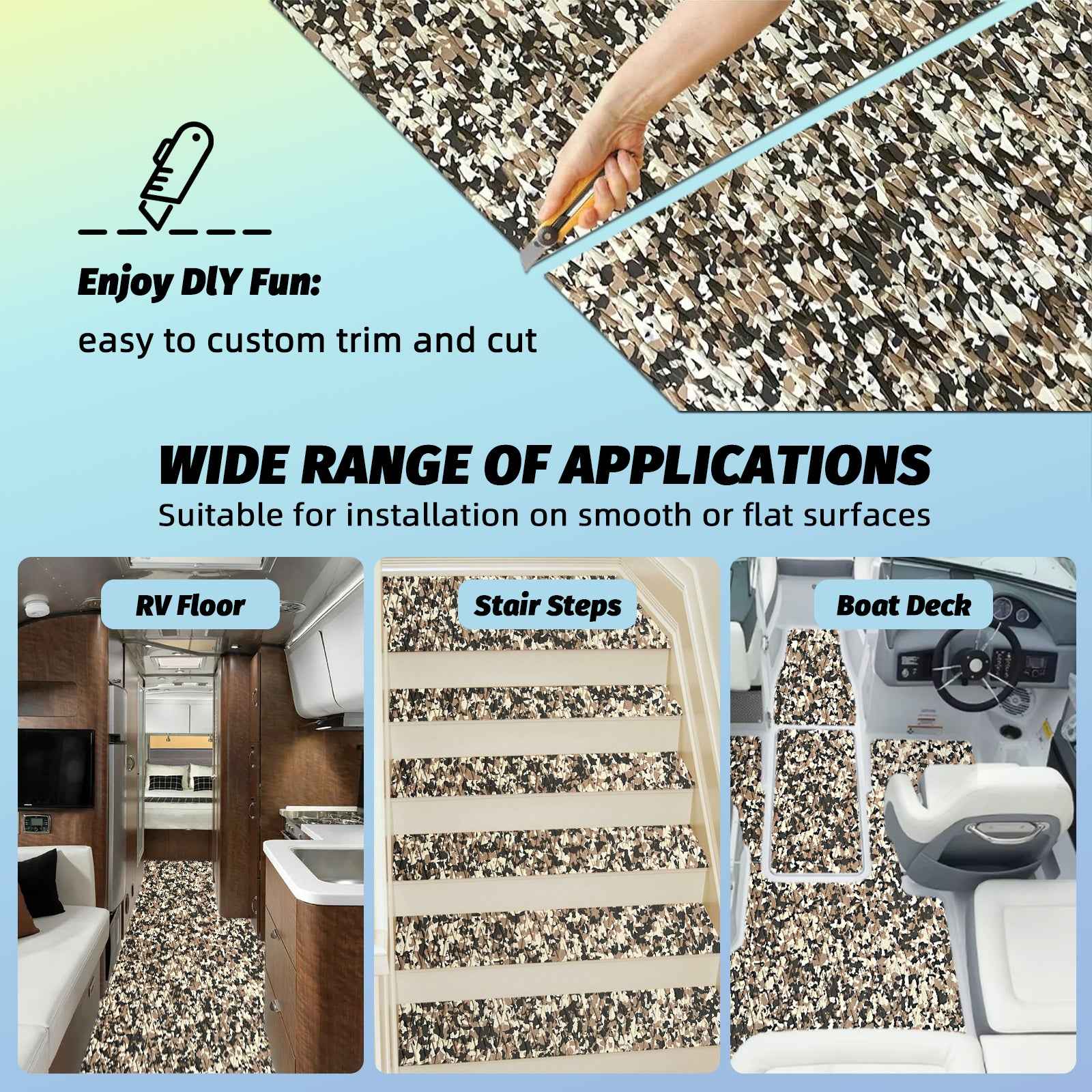 Desert Camo EVA Foam Sheet – Small Diamond Pattern