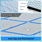 Engraved Large Diamond EVA Foam Sheet – Gray & Blue Boat Flooring - Hxbyx
