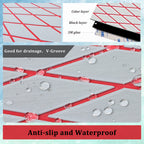 Engraved Large Diamond EVA Foam Sheet – Gray & Red Boat Flooring - Hxbyx