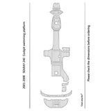 EVA Boat Flooring Kit for 2001–2008 Sea Ray 240 Sundancer – Custom Cruiser Deck & Non Slip Marine Flooring Replacement