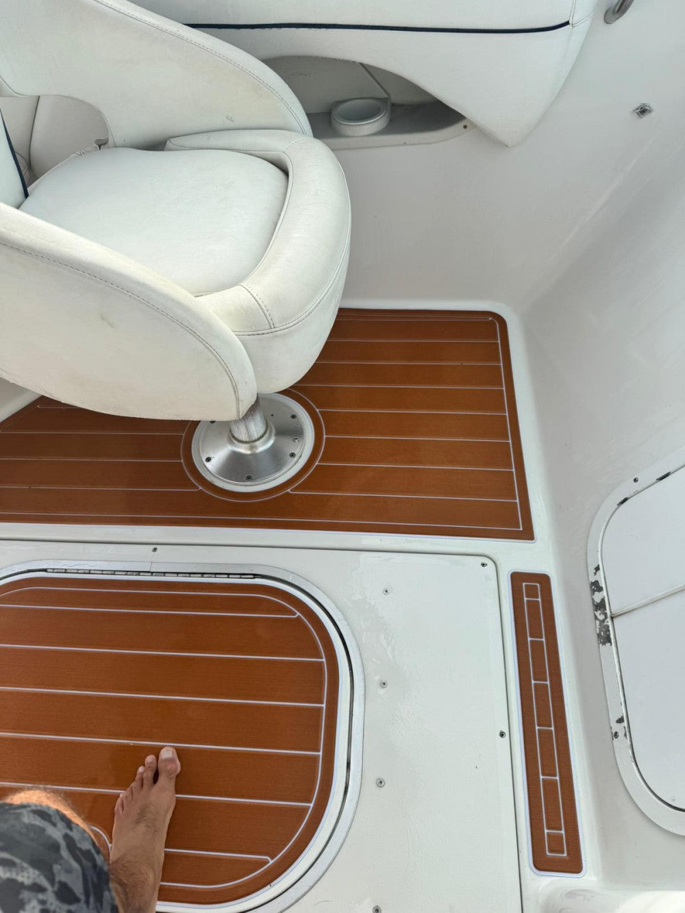 EVA Boat Flooring Kit for 2005 Four Winns 245 Sundowner – Cuddy Cabin Marine Flooring & Non Slip Deck Upgrade for 24–25ft Day Cruiser Boats - Hxbyx