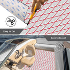 Engraved Large Diamond EVA Foam Sheet – Gray & Red Boat Flooring - Hxbyx