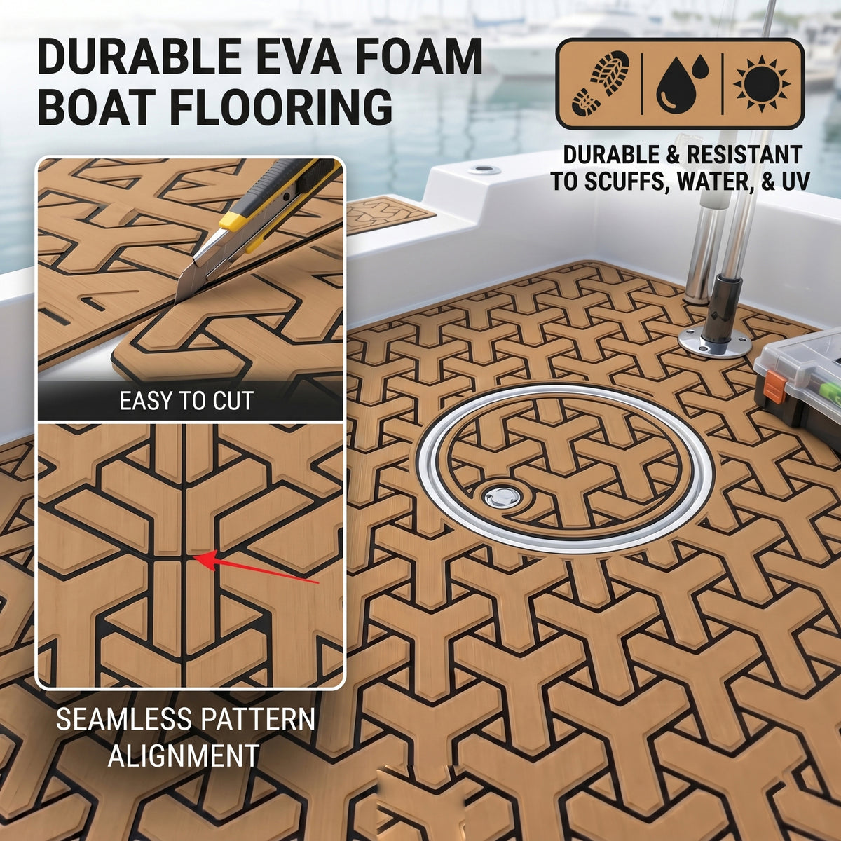 Interlocking Y DIY EVA Foam Sheet – Customize Your Colors