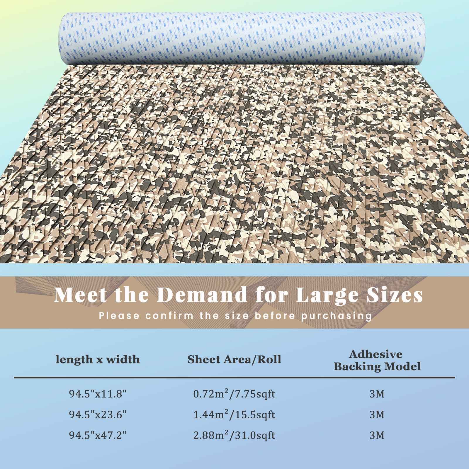 Desert Camo EVA Foam Sheet – Small Diamond Pattern