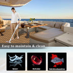 Engraved Large Diamond EVA Foam Sheet – Brown & Black Boat Flooring - Hxbyx