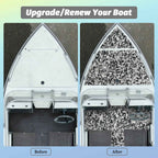Snow Camo EVA Foam Sheet – Small Diamond Pattern Boat Flooring