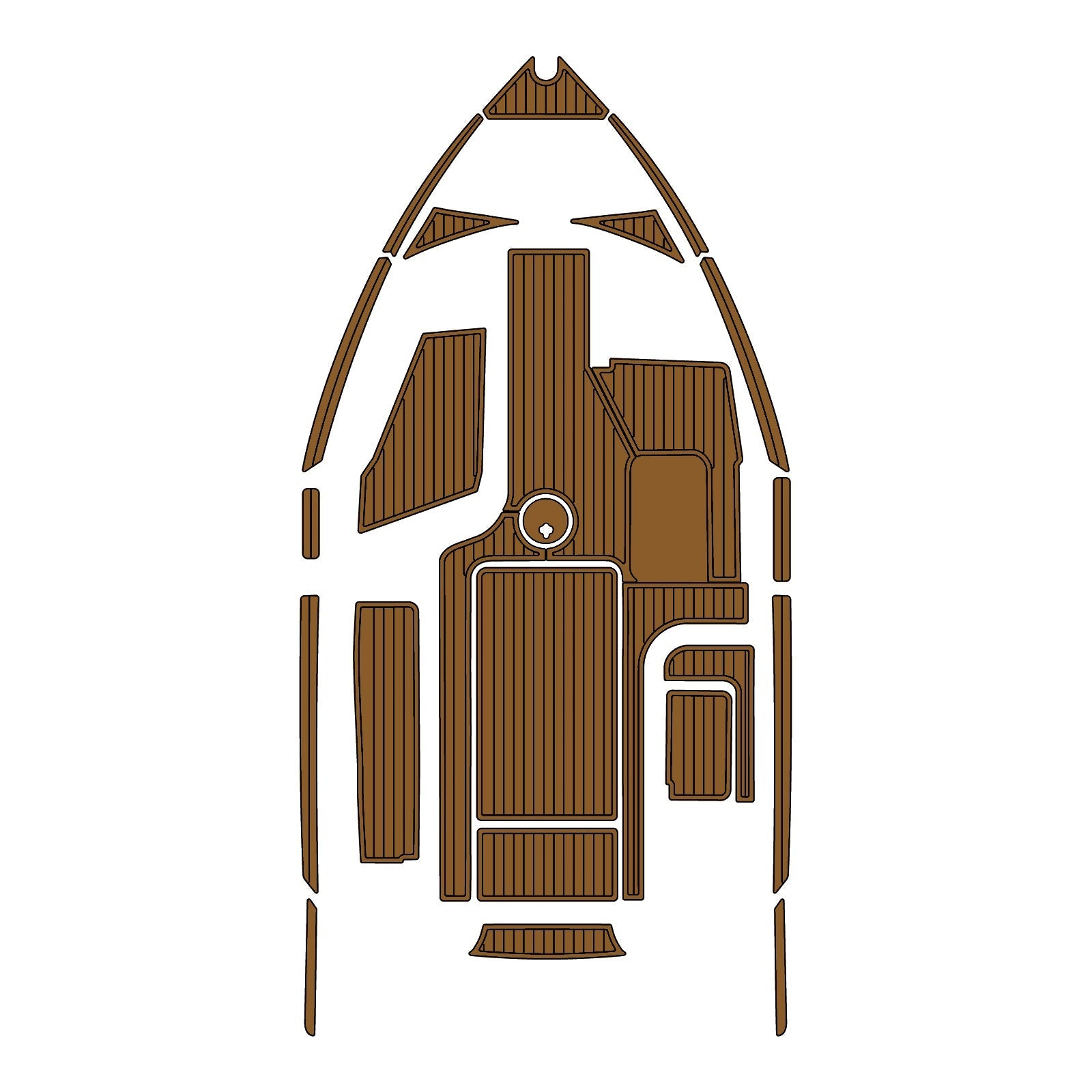 2014-2017 Axis T22 – Custom EVA Foam Marine Flooring Kit | Non-Slip Boat Decking Mat - hxbyx