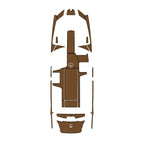 2013-2017 Axis A24 EVA Foam Boat Flooring | Faux Teak Non-Slip Decking Mat | Custom Marine Mat for Swim Platform & Cockpit - hxbyx
