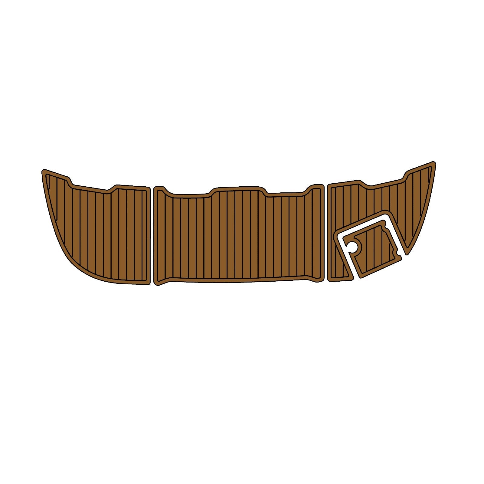 2001 Chaparral Signature 280 Eva Foam Boat Flooring Boat Decking hxbyx Light Brown Black