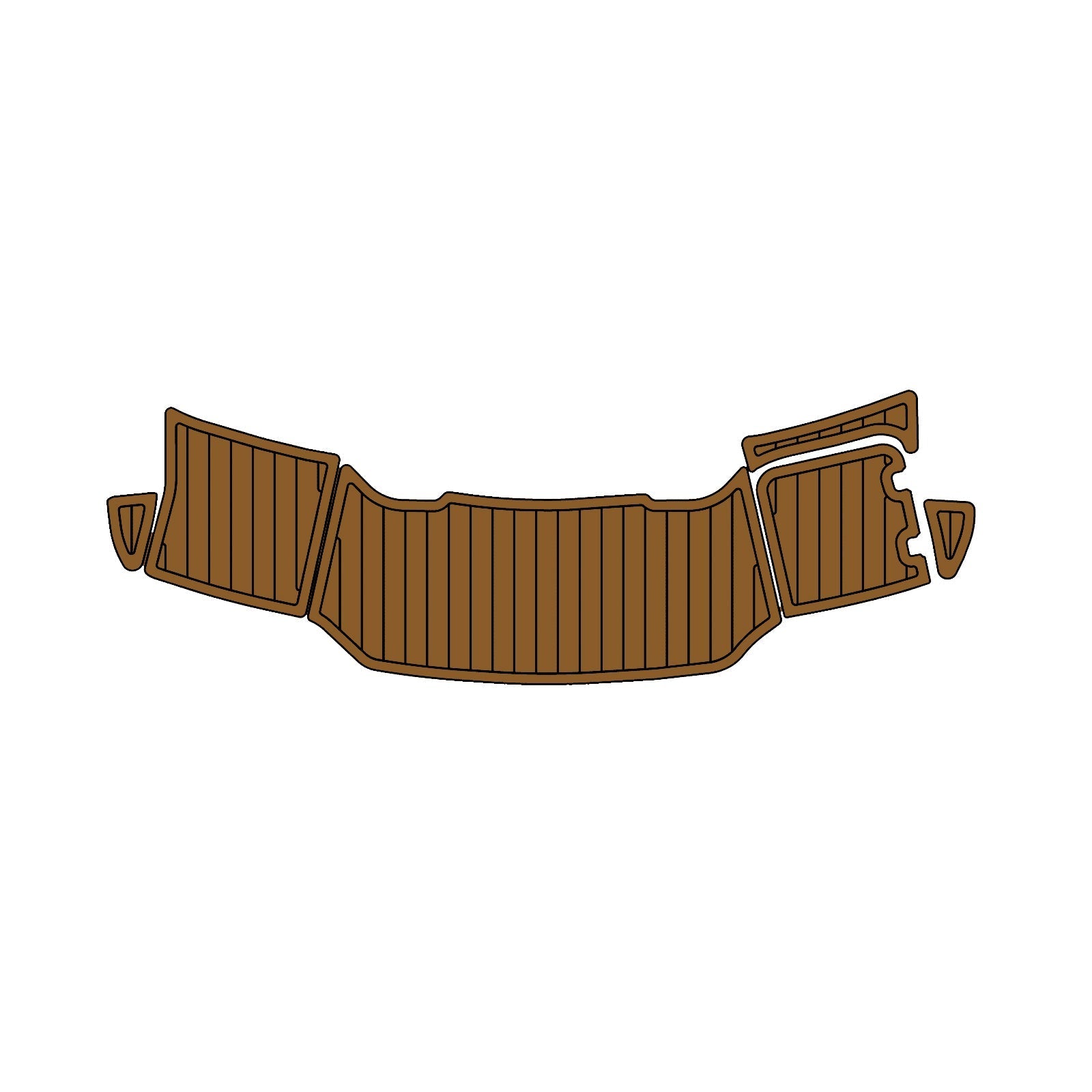 2017 Chaparral H20 Eva Foam Boat Flooring Faux Teak Boat Deck Foam Boat Decking Marine Mat Cockpit Swim Platform Pads hxbyx Light Brown Black