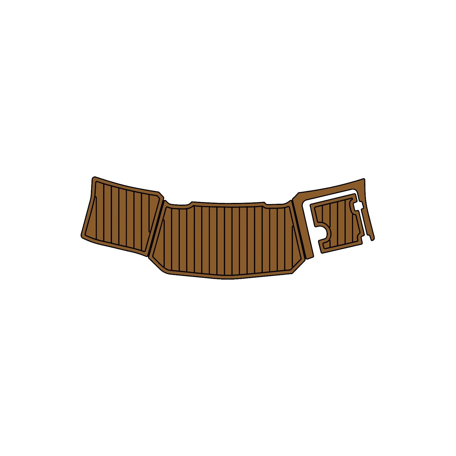 2018 Chaparral H20 21 Eva Foam Boat Flooring Faux Teak Boat Deck Foam Boat Decking Marine Mat Cockpit Swim Platform Pads hxbyx Light Brown Black
