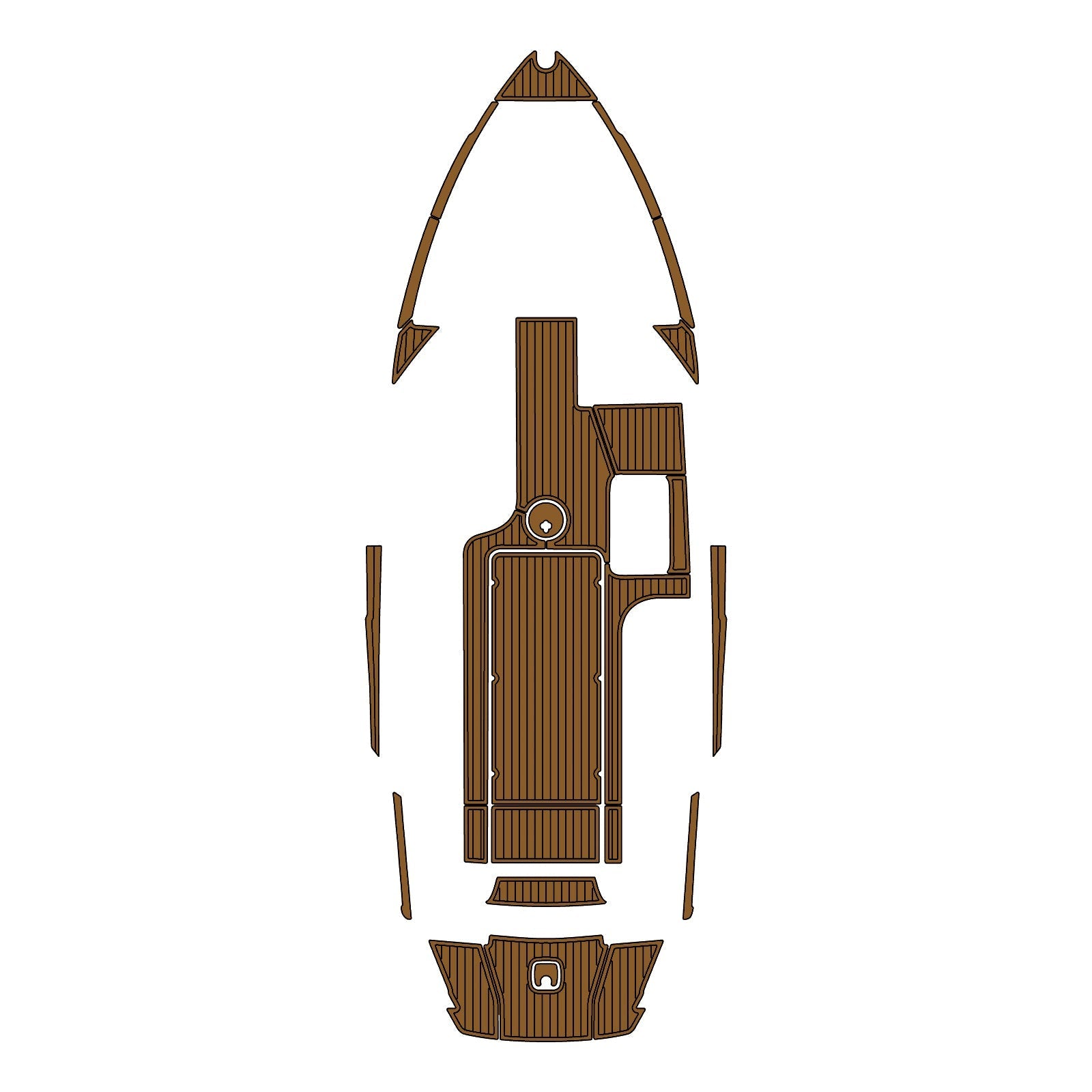 2018 Axis T23 – Custom EVA Foam Marine Flooring Kit | Non-Slip Boat Decking Mat - hxbyx
