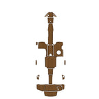 2016 Chaparral VRX 223 Eva Foam Boat Flooring Boat Decking hxbyx Light Brown Black