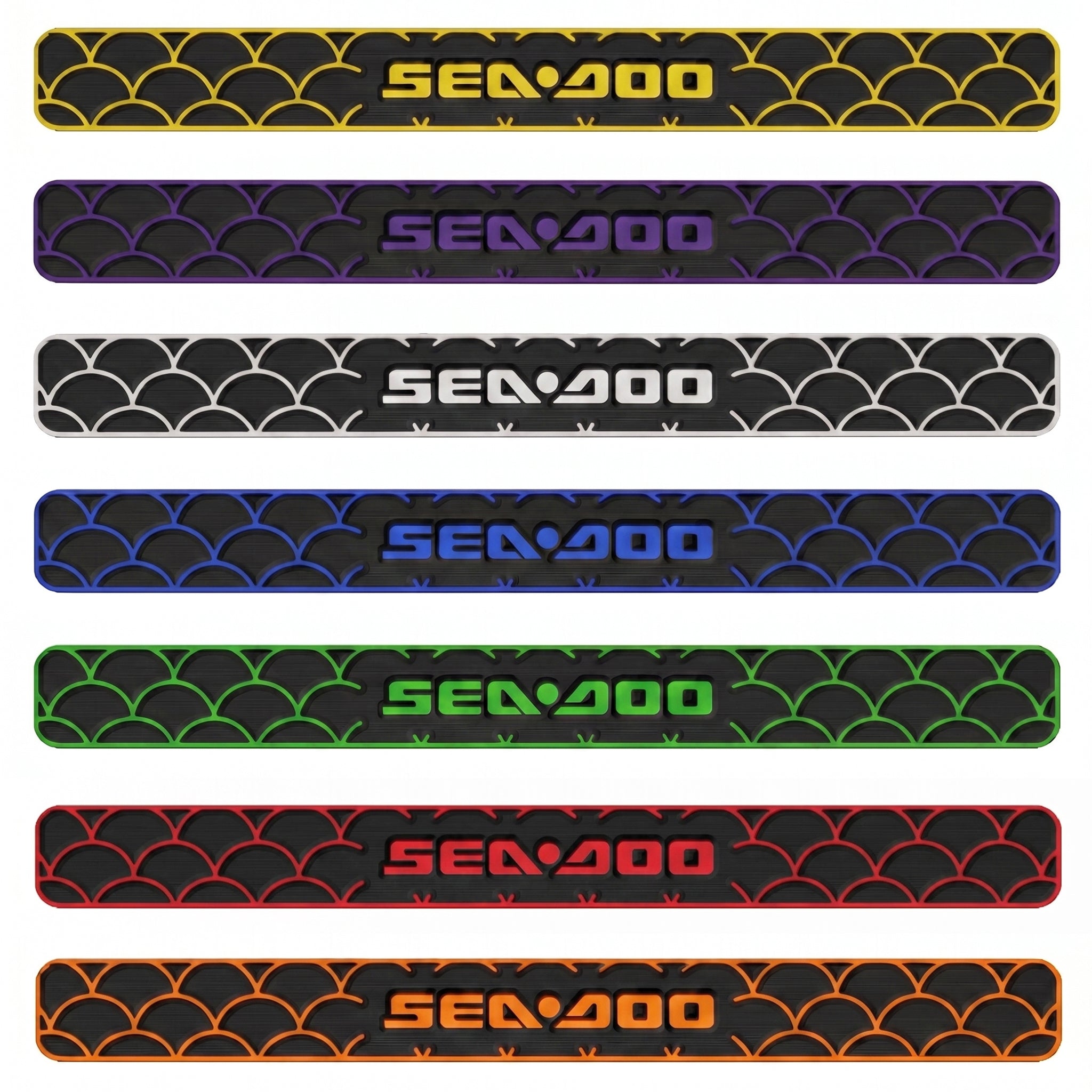 Custom Fish Scale EVA PWC Gunnel Pads (Pair) – Personalized Logo & Color Options