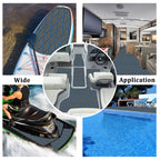 Engraved Large Diamond EVA Foam Sheet – Dark Gray & Blue Boat Flooring - Hxbyx