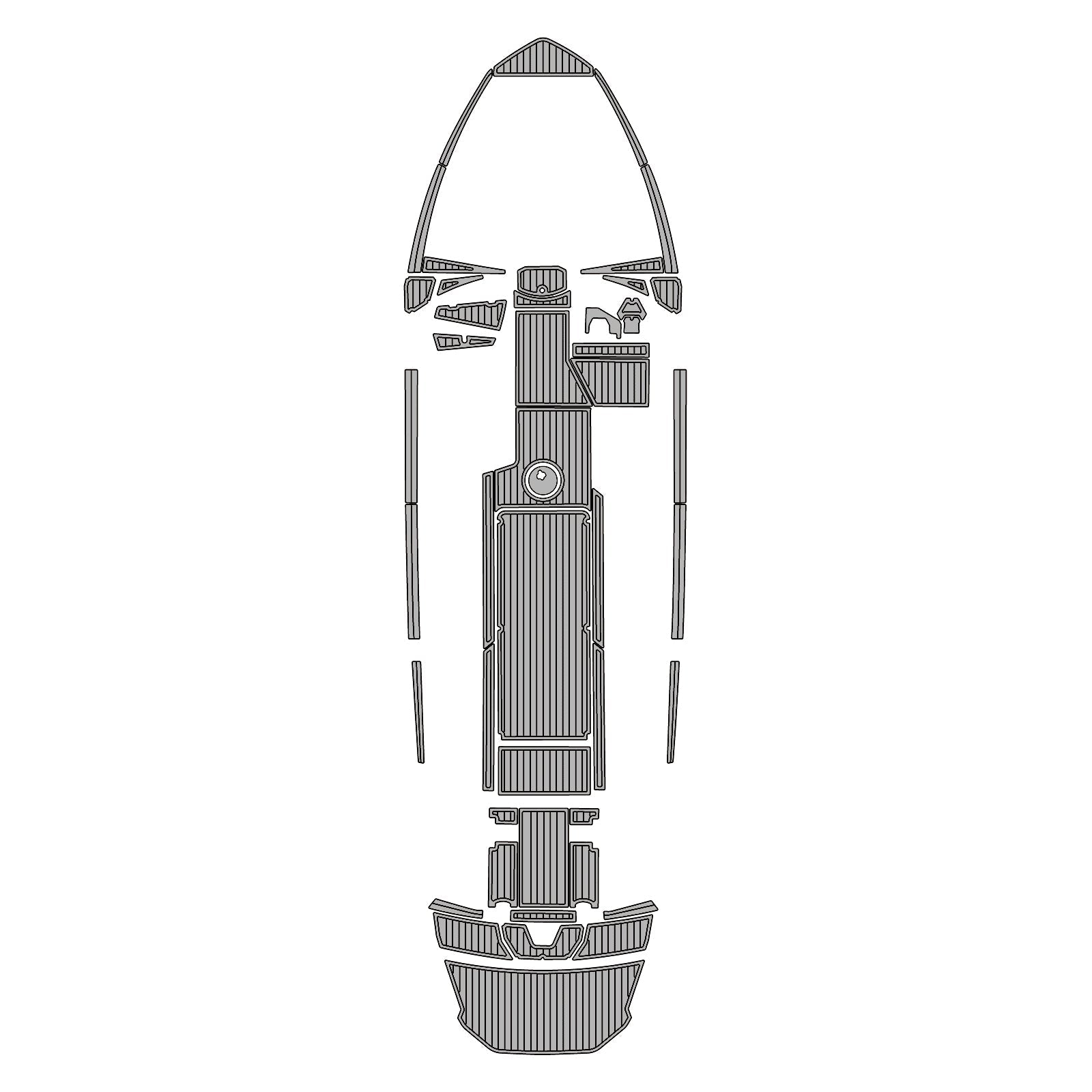 2022 Axis T250 – Custom EVA Foam Marine Flooring Kit | Non-Slip Boat Decking Mat - hxbyx
