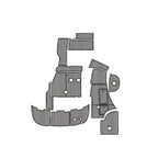 EVA Boat Flooring Kit for 2005 Chaparral 310 Cruiser – Express Cruiser Marine Flooring & Cabin Deck Replacement - Hxbyx