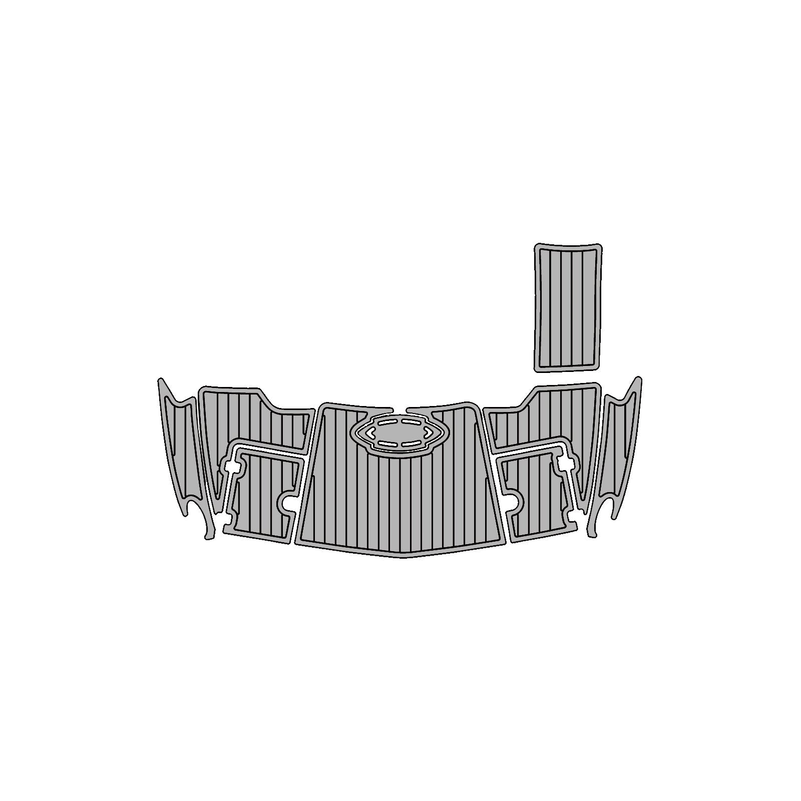 EVA Boat Flooring Kit for 2014 Chaparral 264 – Large Bowrider Marine Flooring & Non Slip Family Deck Upgrade - Hxbyx