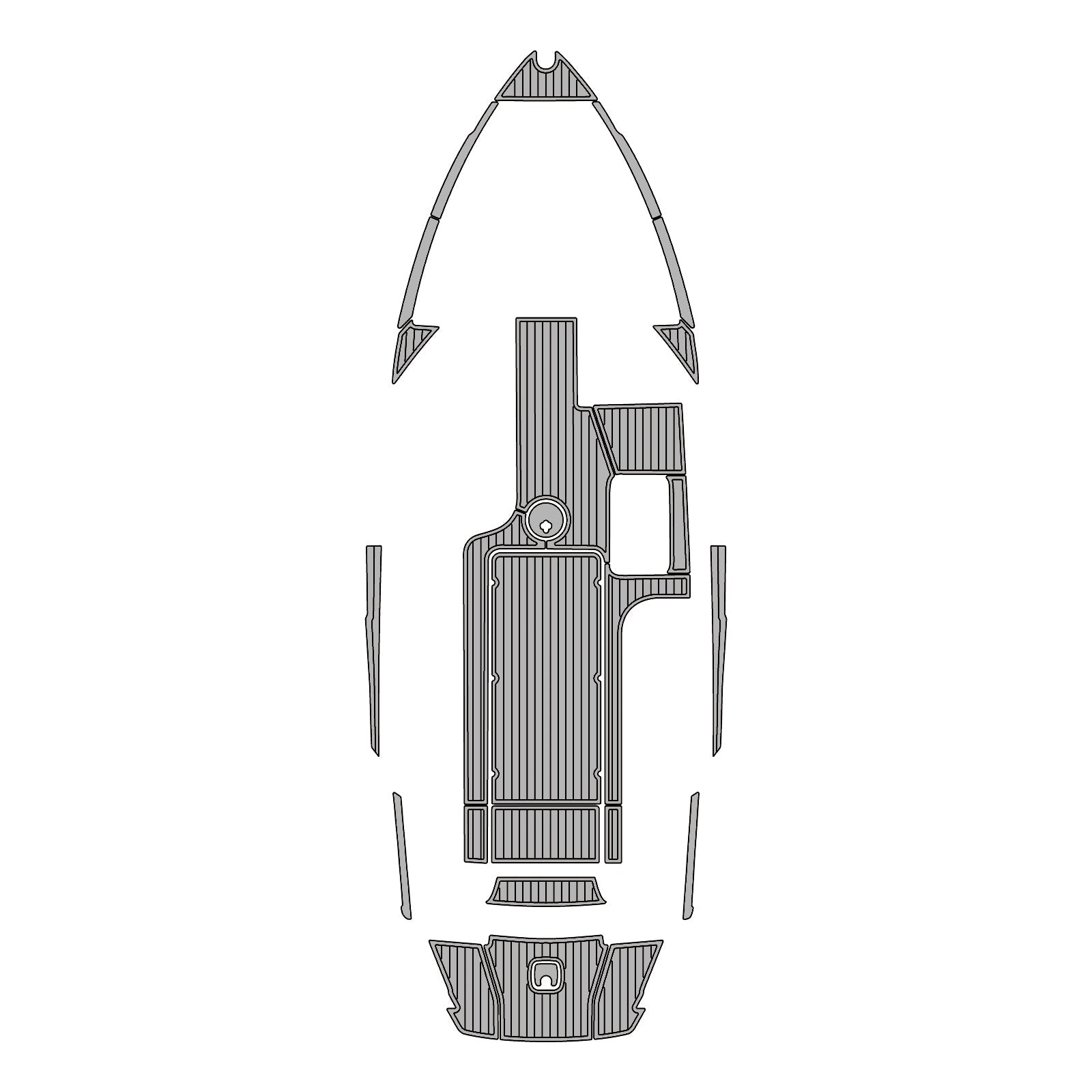 2018 Axis T23 – Custom EVA Foam Marine Flooring Kit | Non-Slip Boat Decking Mat - hxbyx