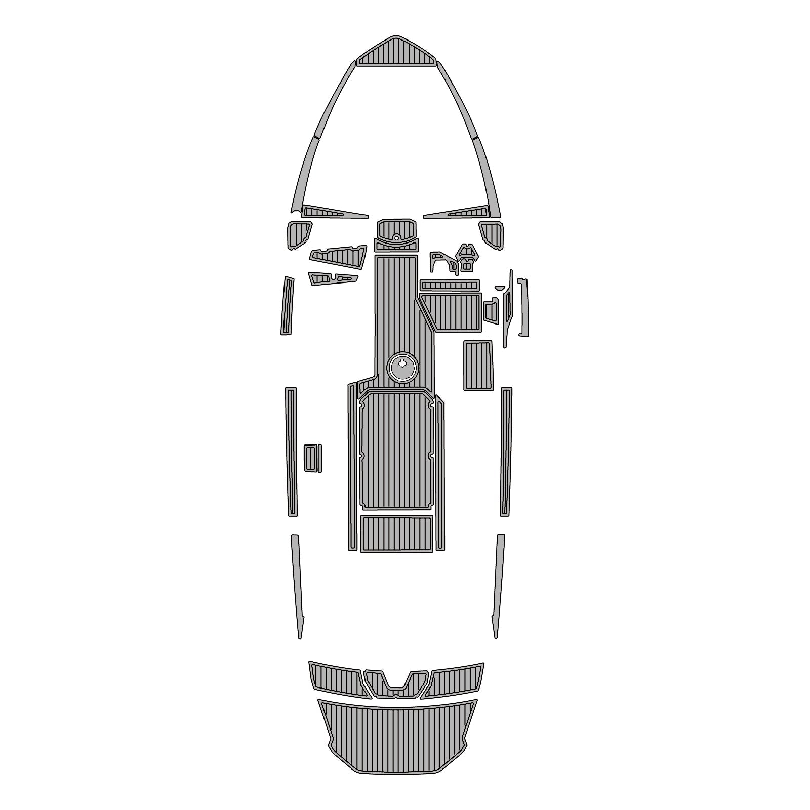 2022 Axis T220 – Custom EVA Foam Marine Flooring Kit | Non-Slip Boat Decking Mat - hxbyx