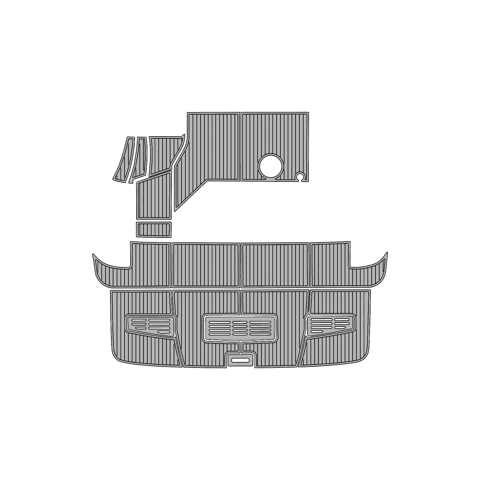 2016 Sea Ray 400 – Custom EVA Foam Marine Flooring | Non-Skid Boat Decking - hxbyx