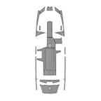 2013-2017 Axis A24 EVA Foam Boat Flooring | Faux Teak Non-Slip Decking Mat | Custom Marine Mat for Swim Platform & Cockpit - hxbyx