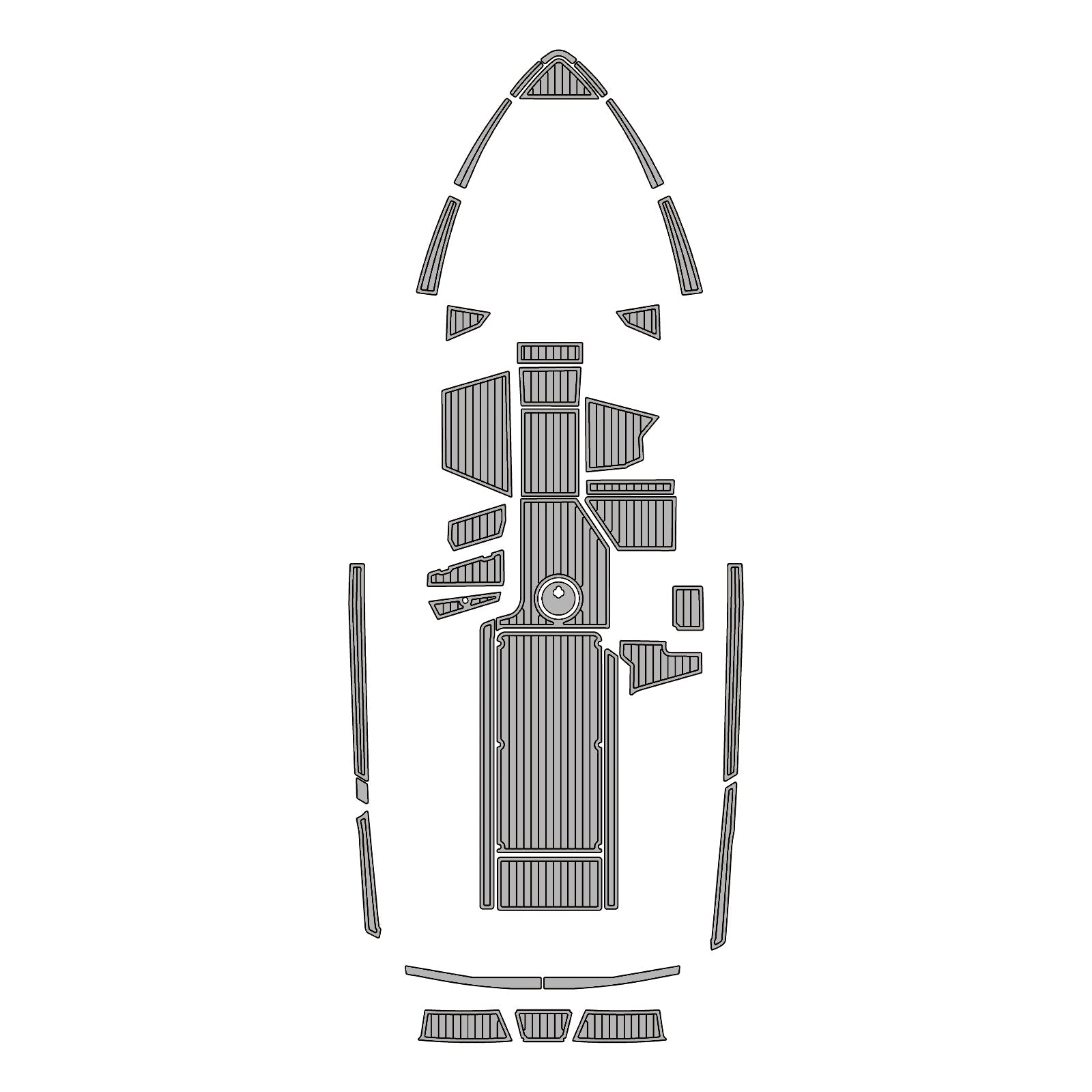 2019-2021 Axis T23 – Custom EVA Foam Marine Flooring Kit | Non-Slip Boat Decking Mat - hxbyx