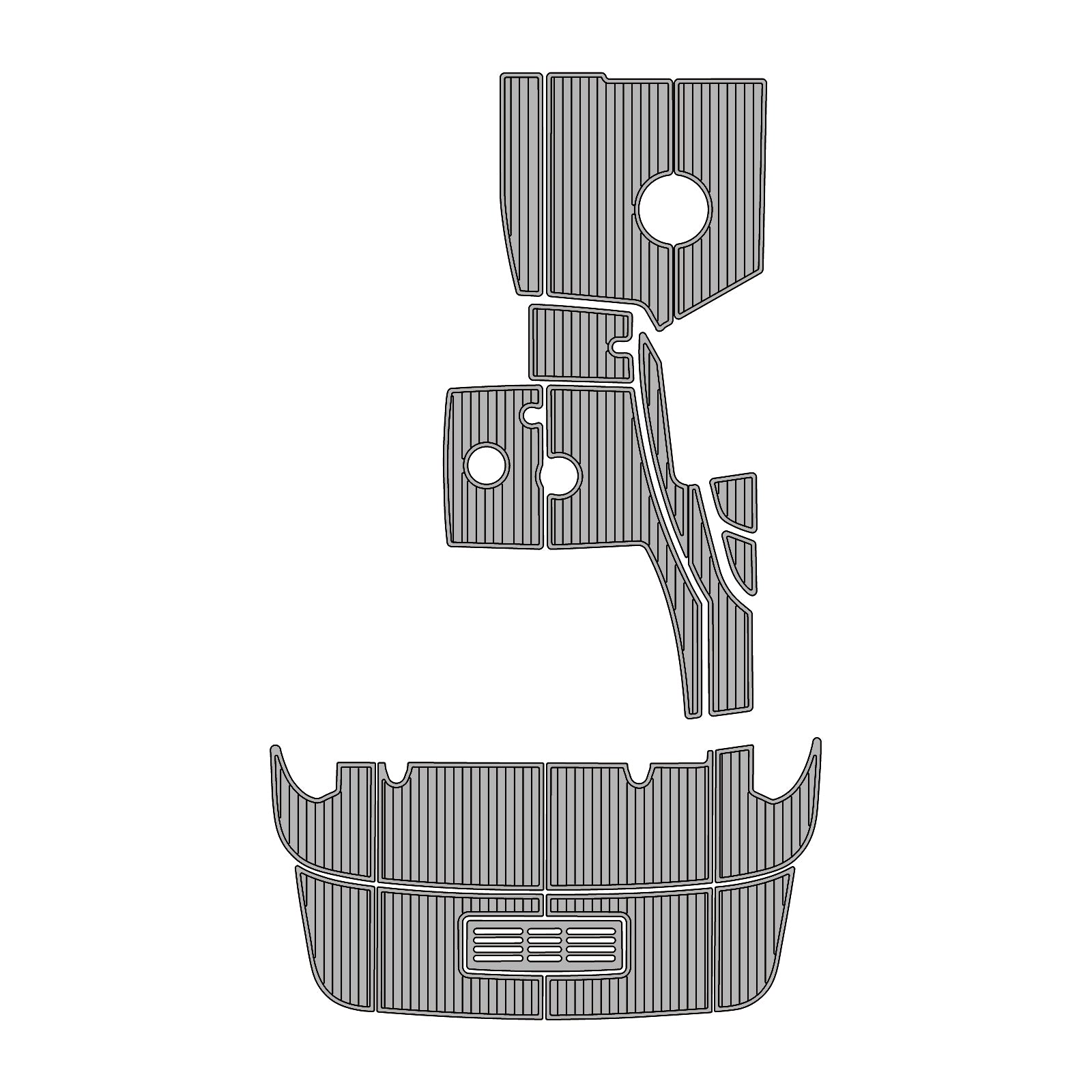 2017 Sea Ray 350 – Custom EVA Foam Marine Decking - hxbyx