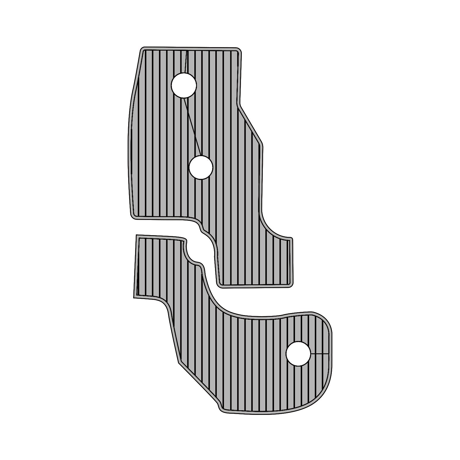 1999 Sea Ray 560 2 Piece – Custom EVA Foam Marine Flooring Kit | Non-Slip Decking - hxbyx