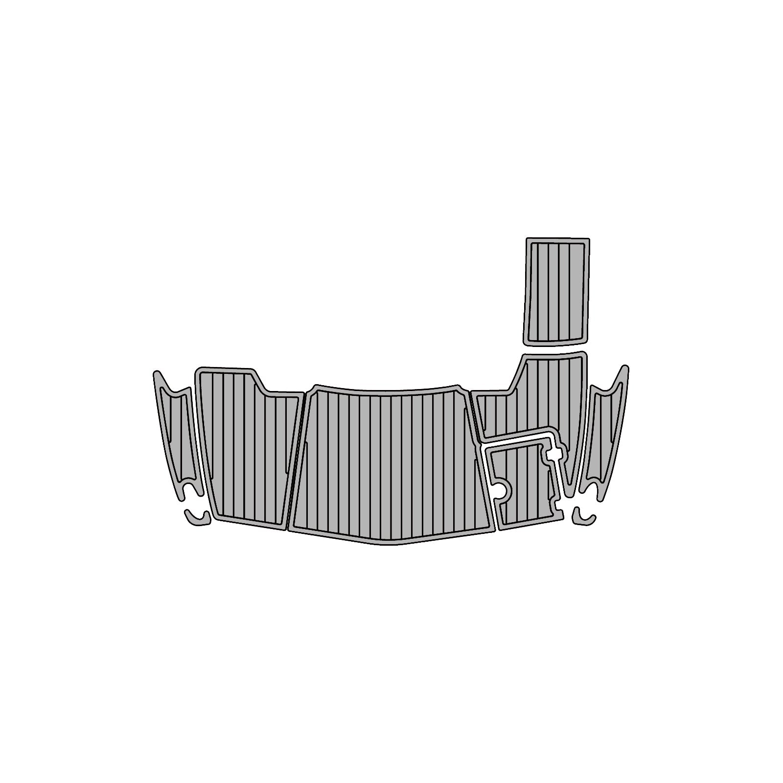 2018 Chaparral Sunesta 244 – Custom EVA Foam Marine Decking Kit - hxbyx