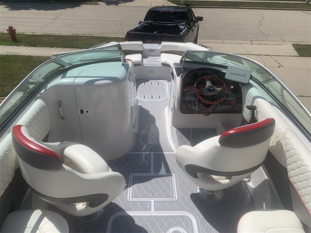 EVA Boat Flooring Kit for 2004 Four Winns 234 Funship – Deck Boat Marine Flooring & Non Slip Surface Upgrade for 23ft Social Boats - Hxbyx