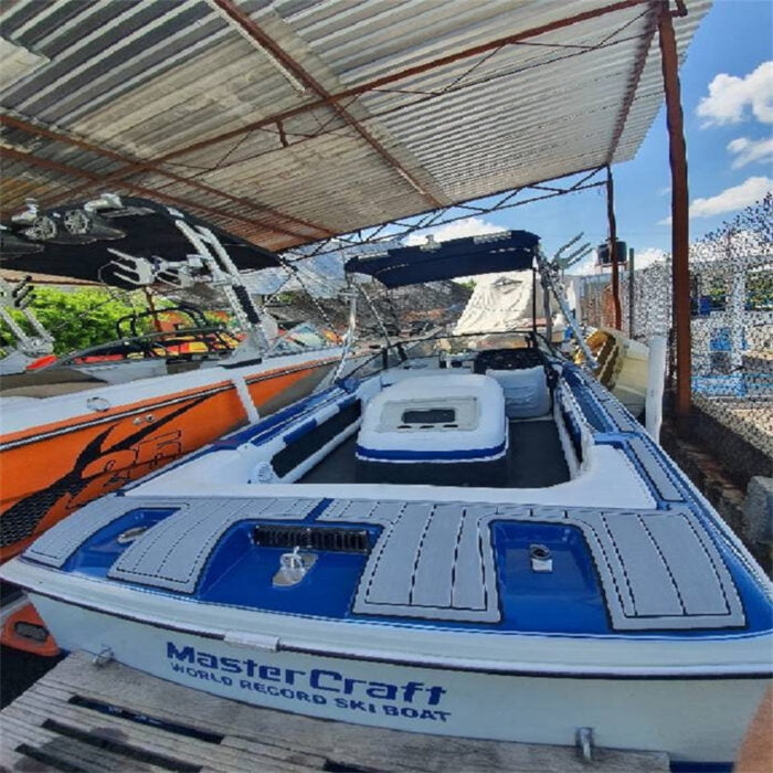 1989 MasterCraft ProStar 190 – Custom EVA Foam Transom Rear Deck Pad - hxbyx