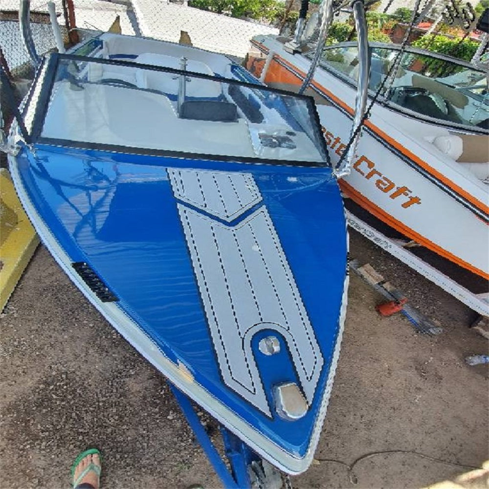 1989 MasterCraft ProStar 190 – Custom EVA Foam Transom Rear Deck Pad - hxbyx