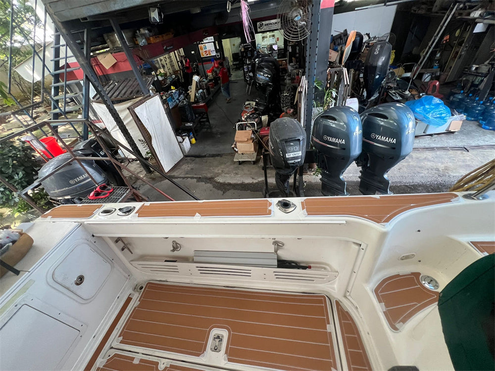 EVA Boat Flooring Kit for 2008 Bayliner Trophy 2902 – Offshore Fishing Boat Marine Flooring & Non Slip High Grip Deck Replacement for Sport Fishing Boats - Hxbyx