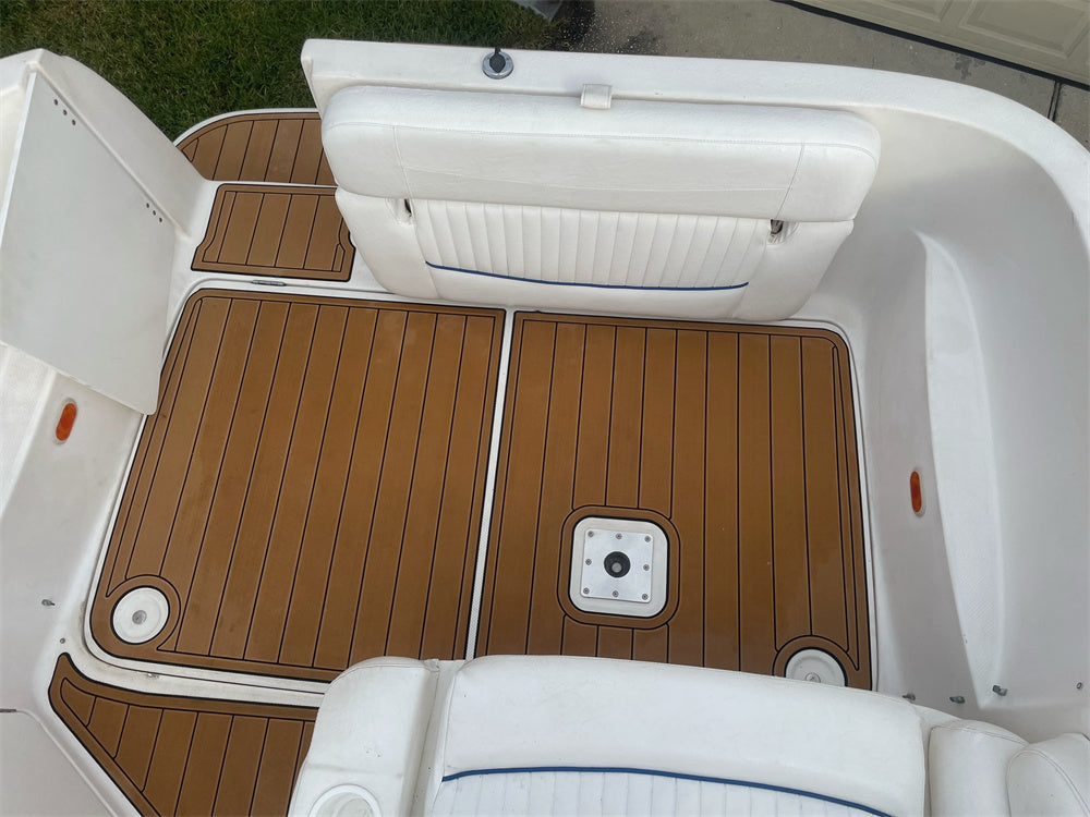 EVA Boat Flooring Kit for 2006 Bayliner 195 – Entry Level Bowrider Marine Flooring & Non Slip Small Family Boat Deck Restoration Upgrade - Hxbyx