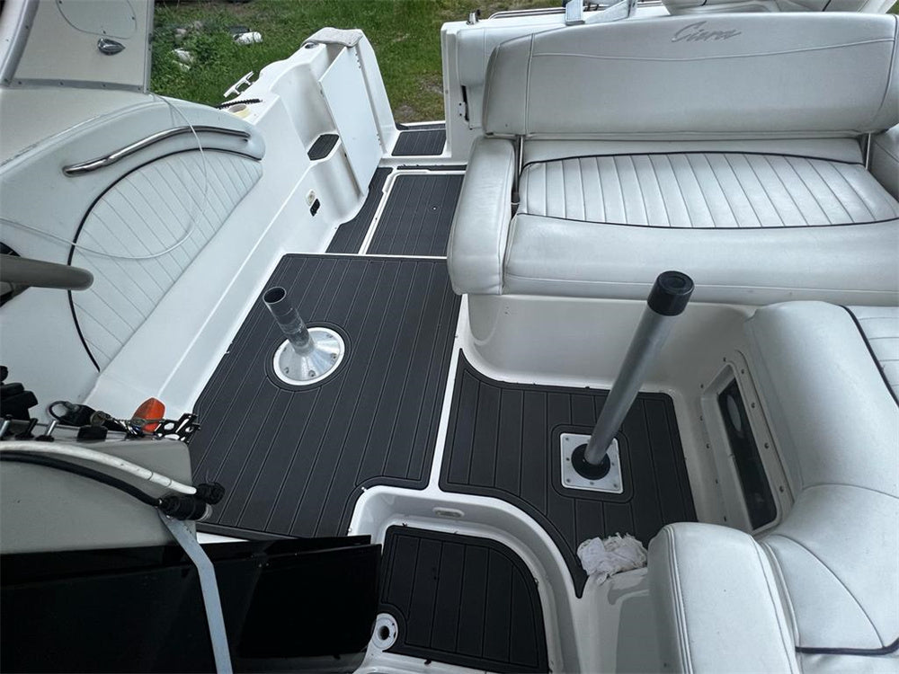 EVA Boat Flooring Kit for 1997 Bayliner 2855 – Cabin Cruiser Marine Flooring & Non Slip Deck Restoration Upgrade for Classic Family Weekender Boats - Hxbyx