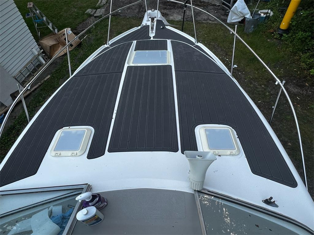 EVA Boat Flooring Kit for 1997 Bayliner 2855 – Cabin Cruiser Marine Flooring & Non Slip Deck Restoration Upgrade for Classic Family Weekender Boats - Hxbyx